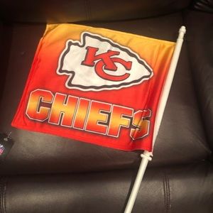 KC set of two car flags